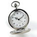 Personalized High Polish Silver Pocket Watch Keepsake - Way Up Gifts