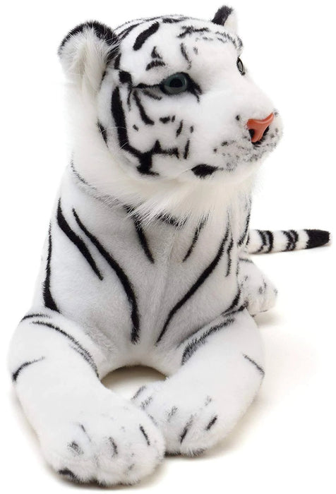 Big Stuffed Animal White Tiger Plush Toy - Way Up Gifts