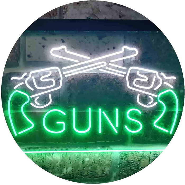 Gun Shop Guns LED Neon Light Sign - Way Up Gifts