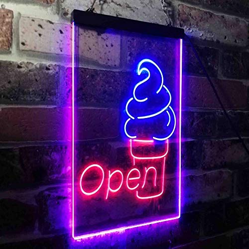 cheapest online price Ice White Bright LED Light Open Sign