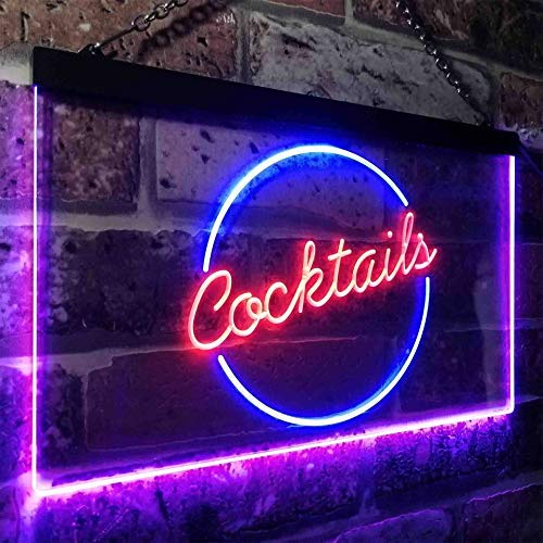 Cocktails Bar LED Neon Light Sign - Way Up Gifts