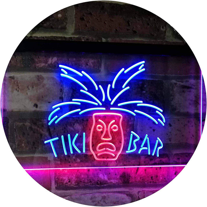 Tiki Bar Mask LED Neon Light Sign - Way Up Gifts