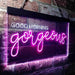 Girlfriend Gift Good Morning Gorgeous LED Neon Light Sign - Way Up Gifts