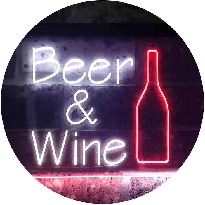 Beer Wine LED Neon Light Sign - Way Up Gifts