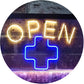 Open Medical Cross Dispensary LED Neon Light Sign - Way Up Gifts