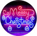 Merry Christmas Bulbs LED Neon Light Sign - Way Up Gifts