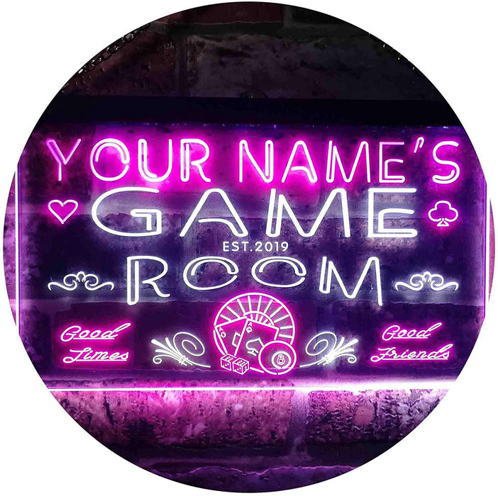 Custom Game Room LED Neon Light Sign - Way Up Gifts