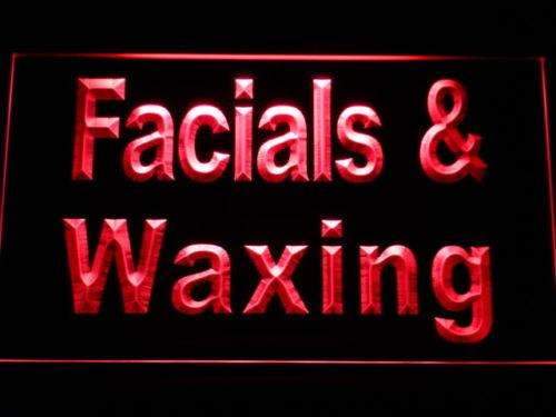 Facials Waxing LED Neon Light Sign - Way Up Gifts