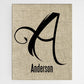 Personalized Family Initial Canvas Sign - Way Up Gifts