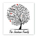 Personalized Family Roots Canvas Sign - Way Up Gifts