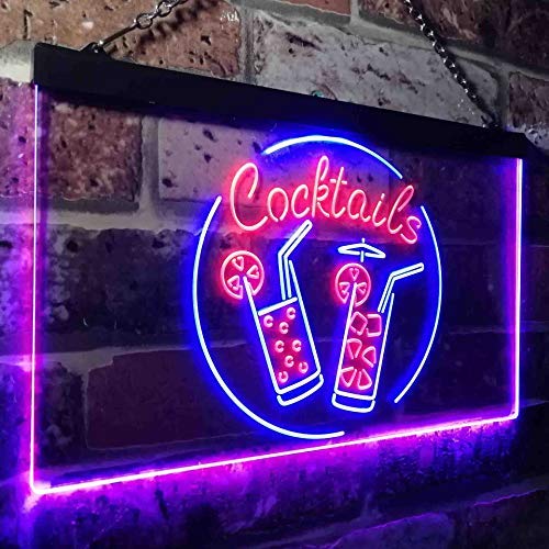 Cocktails LED Neon Light Sign - Way Up Gifts