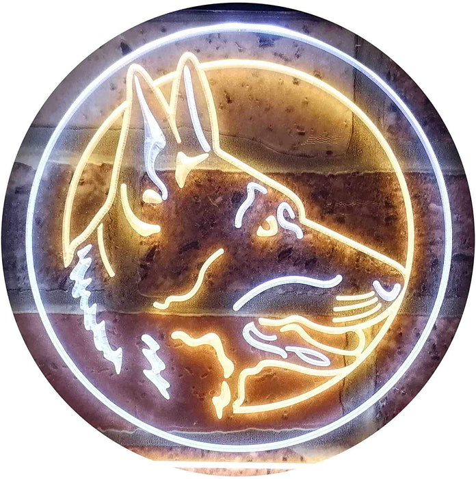 German Shepherd Dog LED Neon Light Sign - Way Up Gifts
