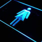 Female Women's Restroom LED Neon Light Sign - Way Up Gifts