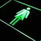 Female Women's Restroom LED Neon Light Sign - Way Up Gifts