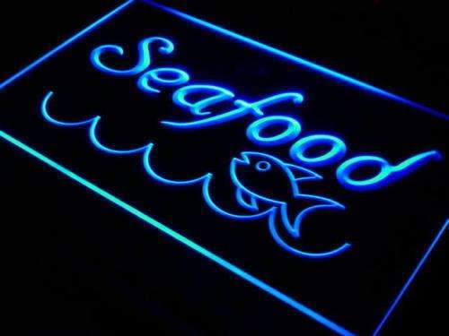 Fish Seafood LED Neon Light Sign - Way Up Gifts