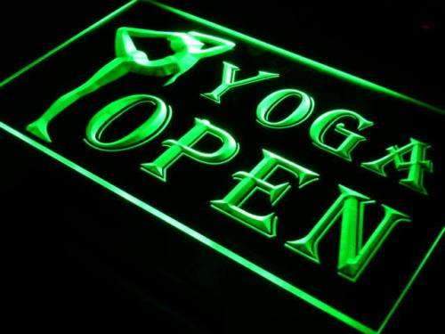 Fitness Center Yoga Open LED Neon Light Sign - Way Up Gifts