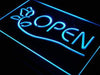 Flower Decor Open LED Neon Light Sign - Way Up Gifts