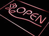 Flower Decor Open LED Neon Light Sign - Way Up Gifts