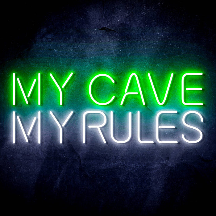 My Man Cave My Rules Ultra-Bright LED Neon Sign - Way Up Gifts