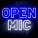 Open Mic Ultra-Bright LED Neon Sign - Way Up Gifts