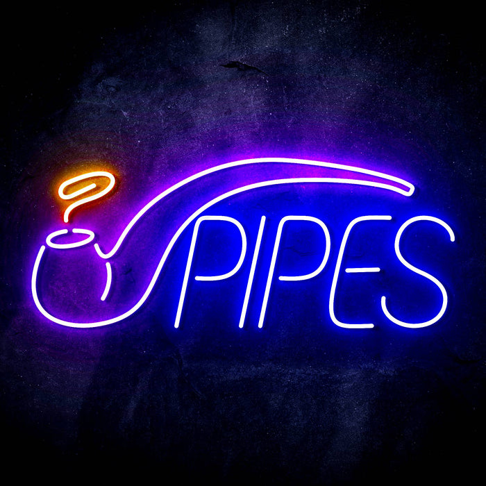 Cigar Pipes Tobacco Ultra-Bright LED Neon Sign - Way Up Gifts