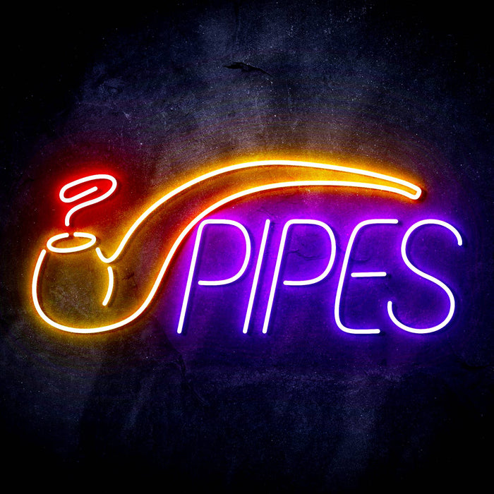 Cigar Pipes Tobacco Ultra-Bright LED Neon Sign - Way Up Gifts