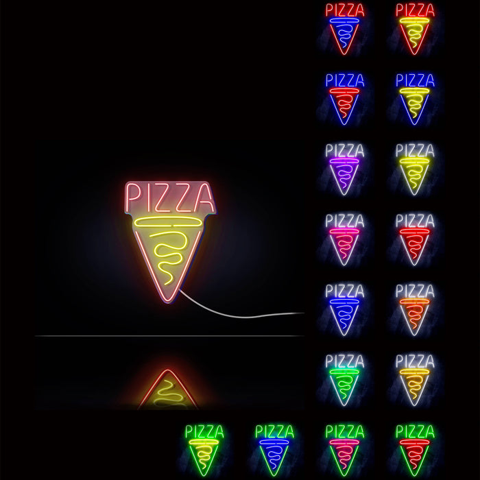Pizza Slice Ultra-Bright LED Neon Sign - Way Up Gifts