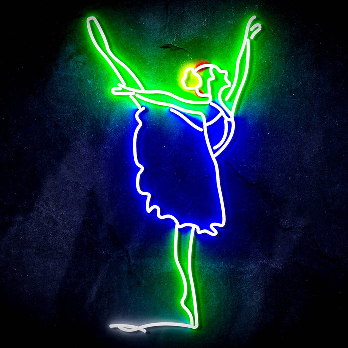 Ballerina Dancer Ultra-Bright LED Neon Sign - Way Up Gifts