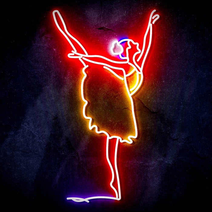 Ballerina Dancer Ultra-Bright LED Neon Sign - Way Up Gifts