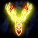 Origami Deer Head Cabin Hunting Ultra-Bright LED Neon Sign - Way Up Gifts