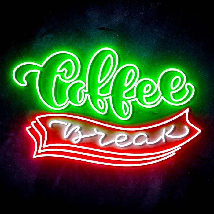 Coffee Break Ultra-Bright LED Neon Sign - Way Up Gifts
