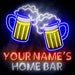 Custom Ultra-Bright Beer Mugs Bar LED Neon Sign - Way Up Gifts