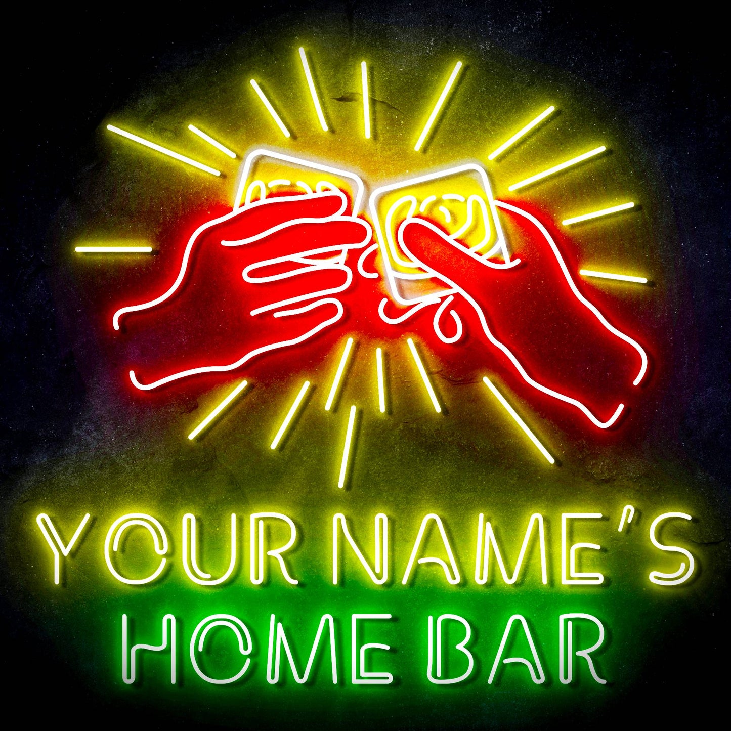 Personalized Ultra-Bright Gin Home Bar LED Neon Sign - Way Up Gifts