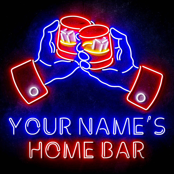 Personalized Ultra-Bright Whiskey Home Bar LED Neon Sign - Way Up Gifts