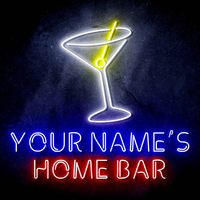 Personalized Ultra-Bright Cocktail Home Bar LED Neon Sign - Way Up Gifts