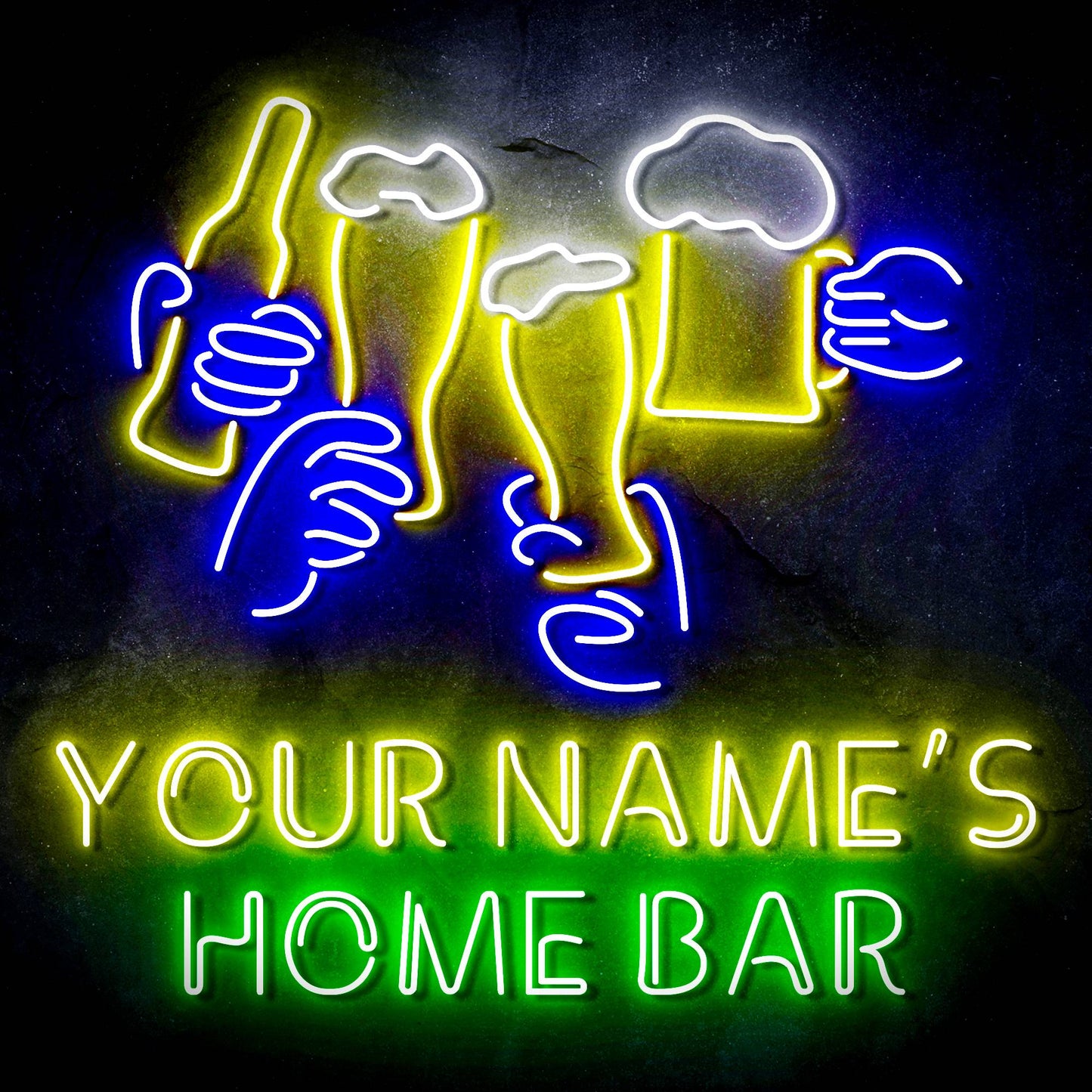Custom Ultra-Bright Beer Party Neighborhood Pub Bar LED Neon Sign - Way Up Gifts