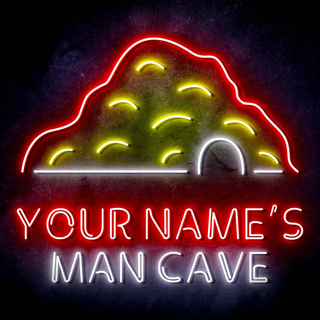 Buy Personalized Baseball Man Cave LED Neon Light Sign — Way Up Gifts