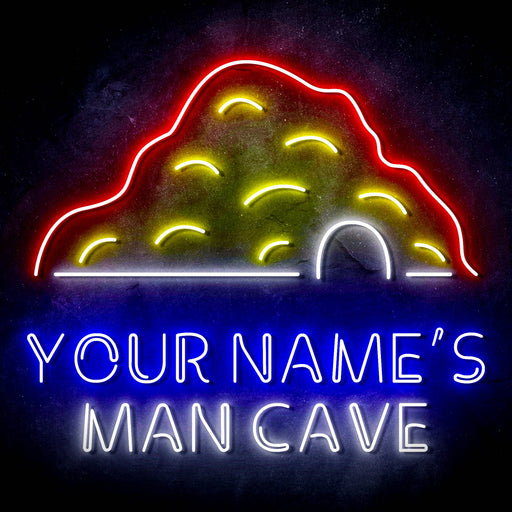 neon man cave signs