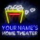 Custom Ultra-Bright Popcorn Movie Home Theater LED Neon Sign - Way Up Gifts