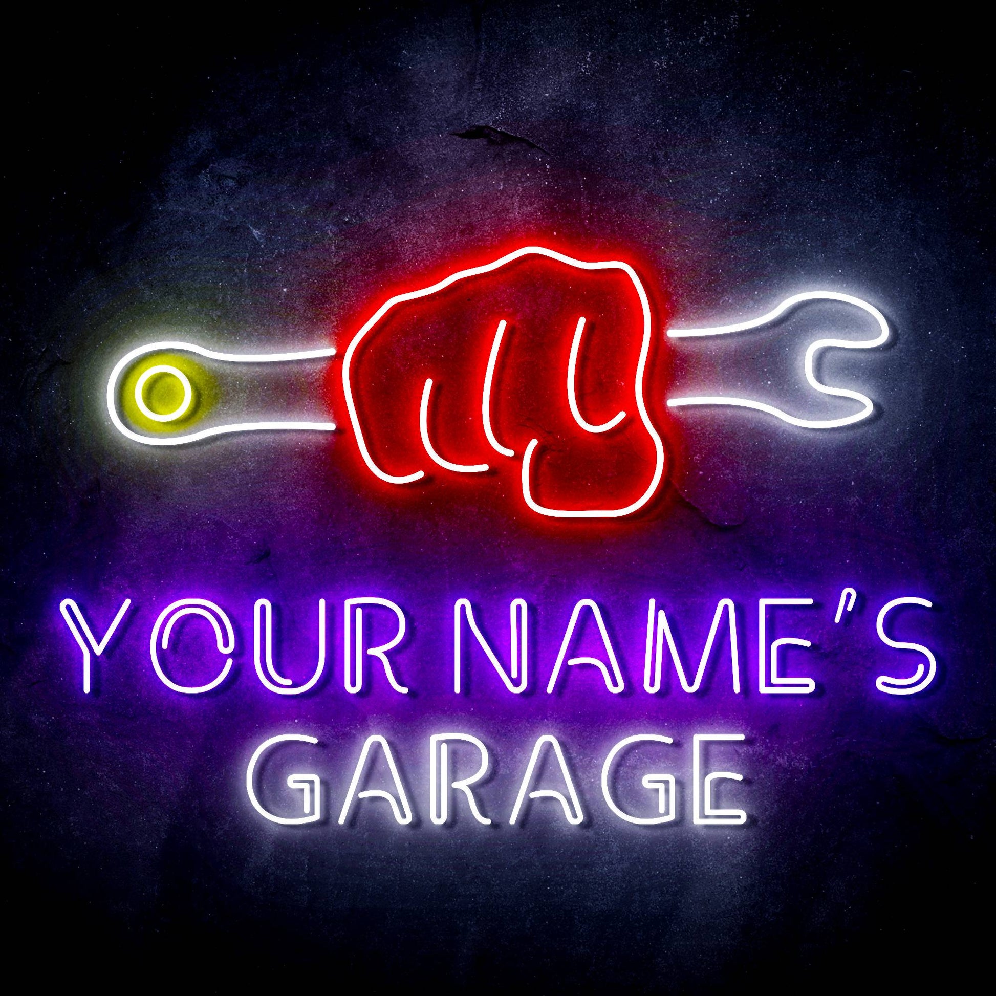 Garage Sign Personalized Neon,garage Custom Sign,green Neon Sign,custom  Name Led Sign,neon Sign Garage,led Sign Custom Garage,neon Sign Led 