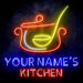 Custom Ultra-Bright Cooking Bistro Kitchen LED Neon Sign - Way Up Gifts