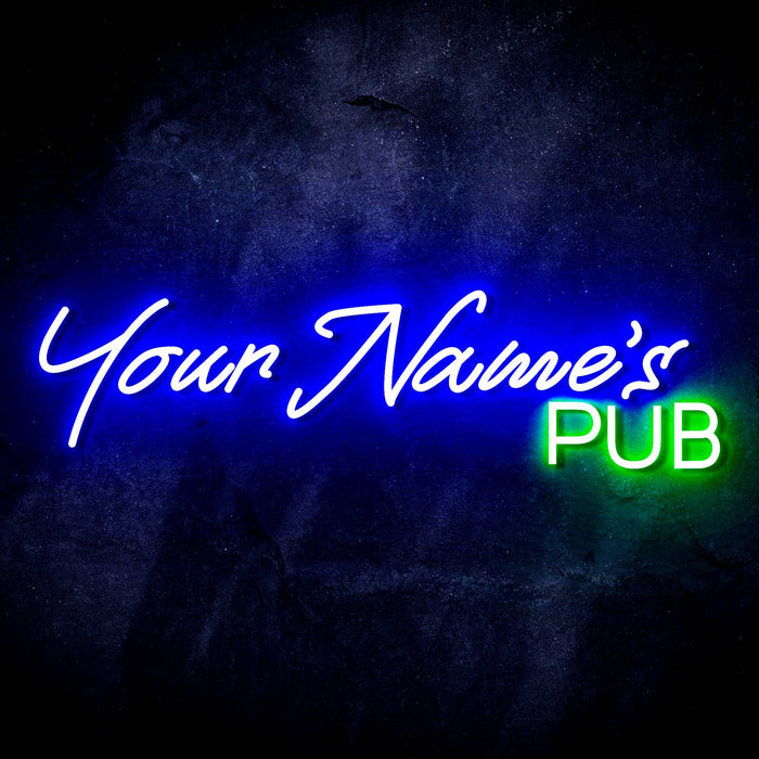 Personalized Ultra-Bright Bar Pub Custom Text LED Neon Sign - Way Up Gifts