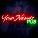 Personalized Ultra-Bright Bar Pub Custom Text LED Neon Sign - Way Up Gifts