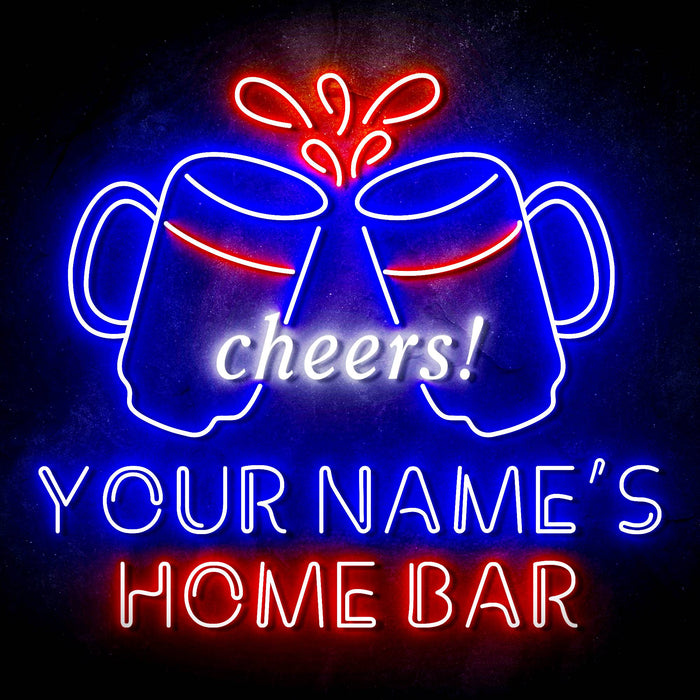 Custom Ultra-Bright Beer Cheers Home Bar LED Neon Sign - Way Up Gifts