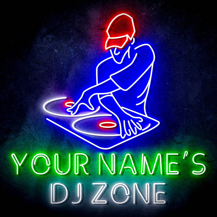 Custom Ultra-Bright DJ Zone Music Studio LED Neon Sign - Way Up Gifts
