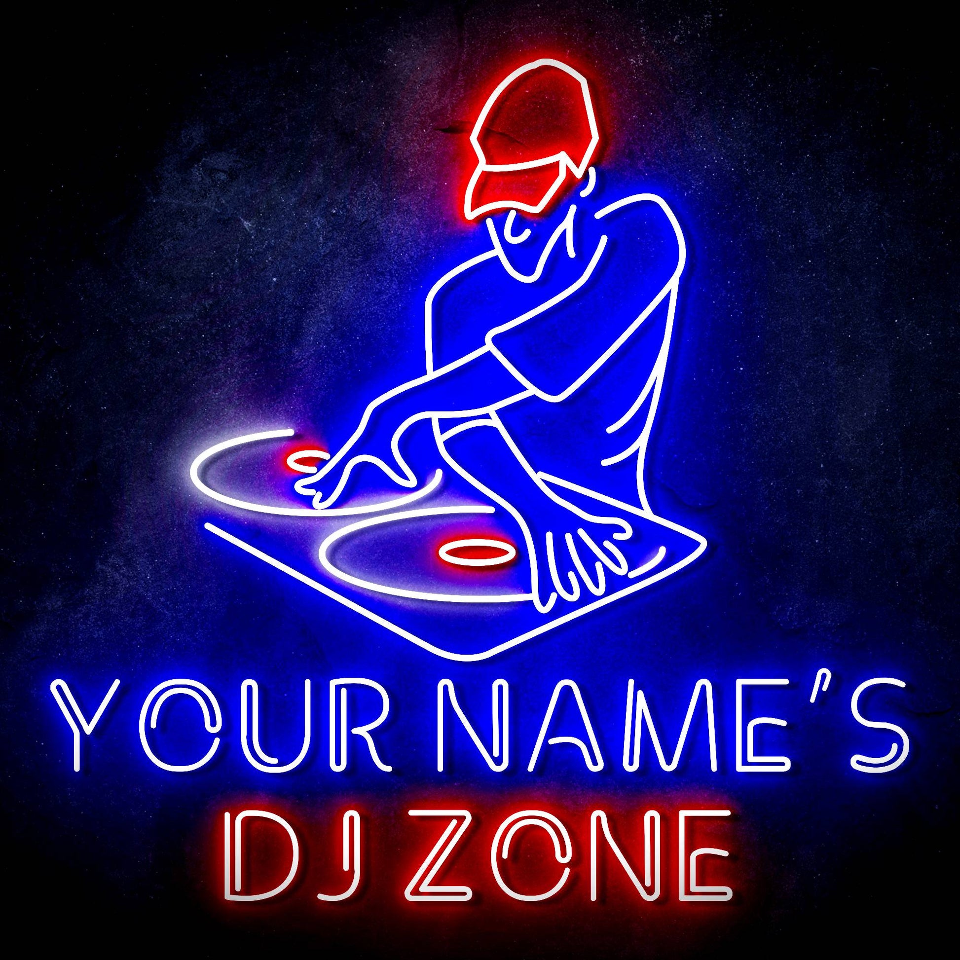 Custom Ultra-Bright DJ Zone Music Studio LED Neon Sign – Way Up Gifts