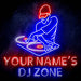Custom Ultra-Bright DJ Zone Music Studio LED Neon Sign - Way Up Gifts
