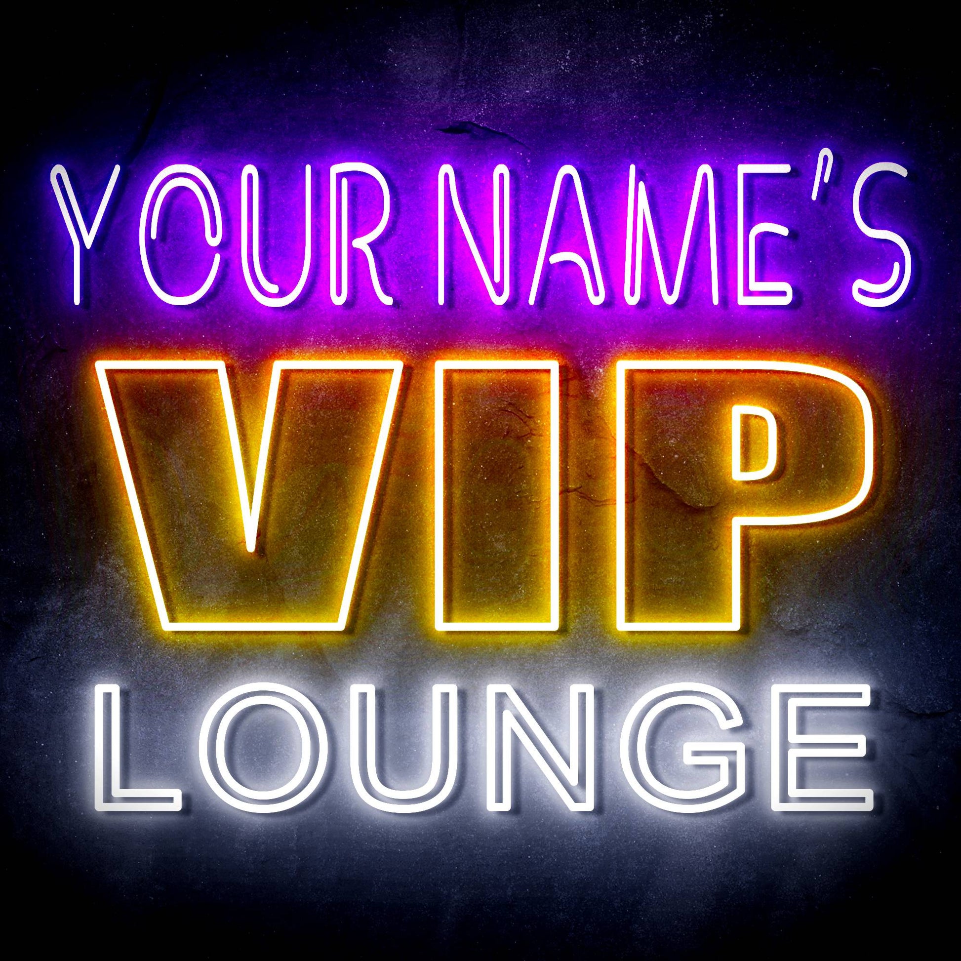 Personalized Ultra-Bright VIP Lounge LED Neon Sign - Way Up Gifts