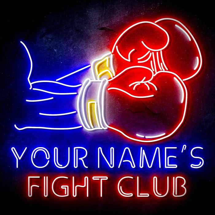 Custom Ultra-Bright Boxing Fight Club Man Cave LED Neon Sign - Way Up Gifts