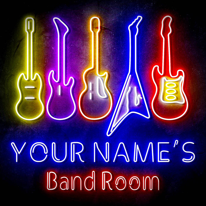 Custom Ultra-Bright Guitar Music Band Room LED Neon Sign - Way Up Gifts